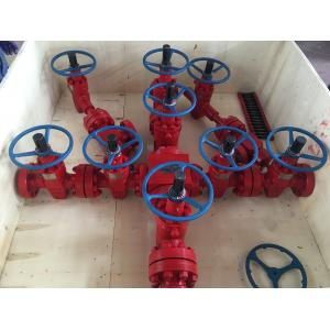Dual Tubing Wellhead And Xmas Tree For Oil Well Flow Control 5000 Psi Pressure