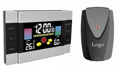 RF 433HMZ Wireless Digital Thermometers DH-3346BS with Temperature Caution Function
