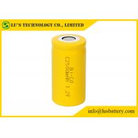 China E Toys NICD C2500mah 1.2v Rechargeable Battery Yellow White Color Limno2 on sale