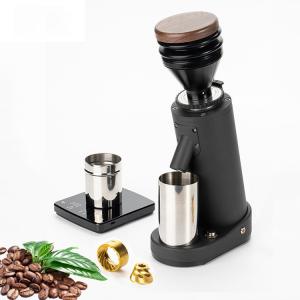 Private Mold 40mm Conical Burr Coffee Bean Grinder Electric Espresso Grinder With Press Air Jet