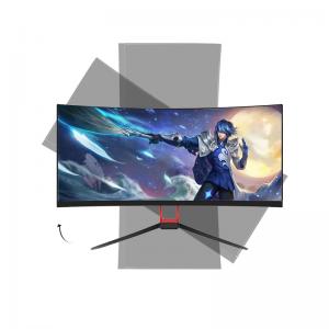 China 200Hz 1ms 30 Inch Curved Gaming Monitor , 2K 2560x1080 Game Pc Monitors wholesale