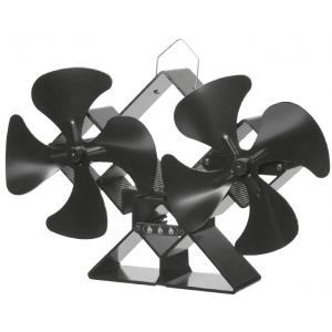 OEM ODM Heat Powered Stove Fan 0.01mm Alu. ABS Home Application