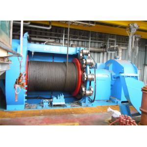 Customized Hydraulic Mooring Winch , 20000 Lb Hydraulic Winch With Cable Spooling Device