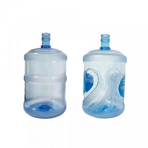 China PC Material 5 Gallon Water Bottle Round Body Reusable For Water Dispenser supplier