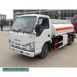 China ISUZU Fuel Tanker Truck  With Hose Reel And Rollover Protection System supplier