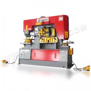 HARSLE Q35Y -90ton ironworker channel cutting manual hole punching machine of China supplier