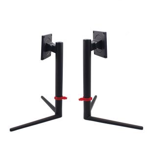 China Aluminum Height Adjustable Monitor Stand Metal Plastic Load Capacity 3 - 7kg supplier