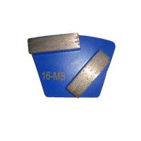 China 16 Grit Redi Lock Diamond Segments Trapezoidal Grinding Tool With Two Diamond Bars on sale