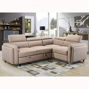 China OEM Living Room L Shape Sofa Home Furniture Sleeper Sofa Bed supplier