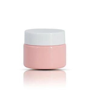 China 0.7 Oz Empty Cosmetic Jars Travel Cream Jars 15g Cosmetic Packaging 54MM supplier