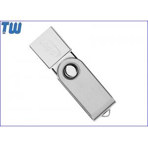 Twister Metal Cap Protection 16GB USB Flash Drive Crystal LOGO