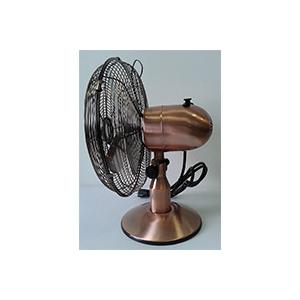 Air Cooling Decorative Retro Electric Fan , European Market Antique Retro Chrome Fan