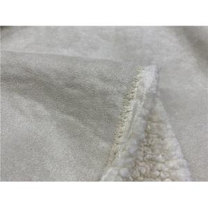 China Men And Ladies Garment Faux Suede Fabric 54 Width Anti - Aging 750GSM supplier