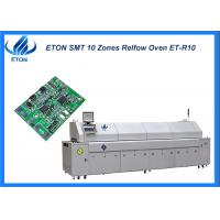 China Reflow oven machine Temperature control method PID+SSR with 10 heating zones on sale