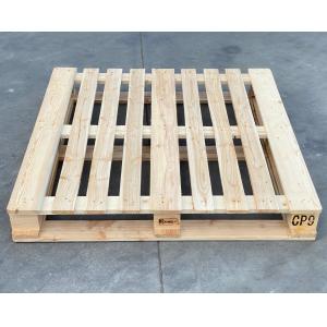 Cargo Turnover Euro Pallets Heat Treated Wooden Pallets For Export 4 Way