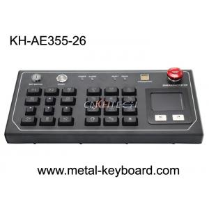 Plastic Buttons IP54 Metal Panel Ruggedized Keyboard