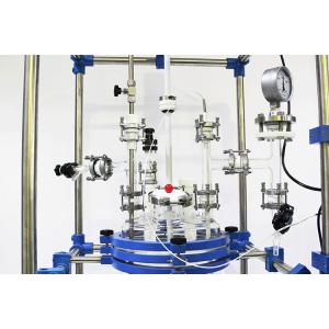 China Safe Processing Chemical Glass Reactor Completely Sealed System supplier