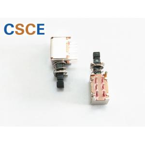 250V Input Output Connectors 8 Pin Miniature Right Angle Tact Switch 0.5A 50V