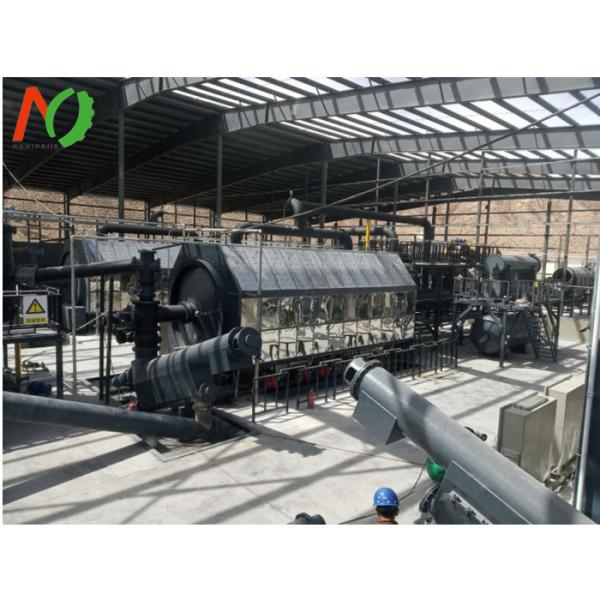 China Semi Automatic 6ton Capacity Furnace Oil Fuel Making from Tyres Scrap Pyrolysis Machine wholesale