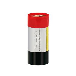 Cylindrical Custom Lipo Battery 650mah 3.7v Li Polymer Battery 16350