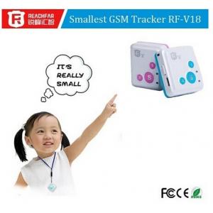 Reachfar rf-v18 gsm tracker with sos button communicator for elderly kids cell phone