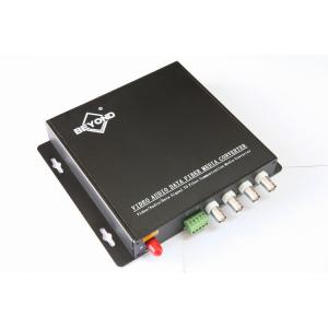 4 channel Fiber optic Video Audio Multiplexers,sinlgemode,FC or SC,20KM