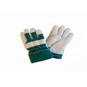 Full Leather Palm Work Gloves , A Grade Hand Work Gloves Customized Logo