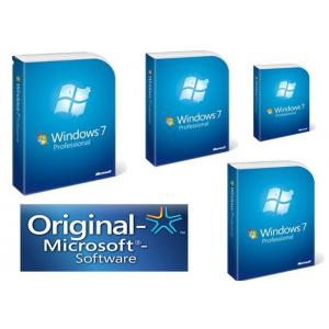 China Retail Pack Version Windows 7 Professional Retail Box , Windows 7 Pro 64 Bit DVD wholesale
