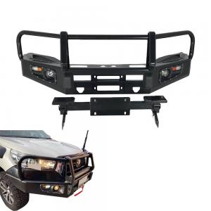 China Steel Powder Coated Front Bumpers For TOYOTA EU Hilux ISO9001 Off Road Bumpers supplier