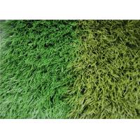 Hierba artificial del fútbol del verde del campo del hilado del monofilamento del PE 3/4" indicador, altura 20m m a 50m m