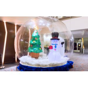 0.8 Mm PVC Inflatable Christmas Snow Globe For Outdoor Event