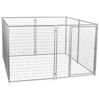 China Pet Heavy Duty Outdoor Dog Kennel For Large Dogs With Gate And Roof on sale