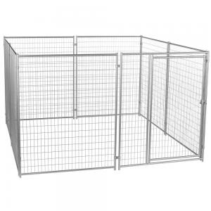 Pet Heavy Duty Outdoor Dog Kennel For Large Dogs With Gate And Roof