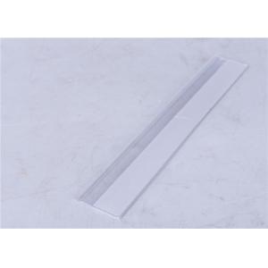 China Customized Transparent Plastic Profiles , Polyvinyl Chloride Price Tag Holder supplier