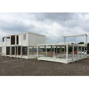 China Glass Wool Modular Container Homes Two Stories For Large Construction Site supplier