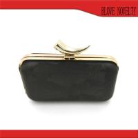 China 20*11.5CM Plastic Evening bag clutch boxes gold metal purse frame Guangzhou Wholesale on sale