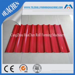 Horizontal Corrugated Roll Forming Machine Roof Sheet Making High Speed