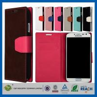 Dustproof Shock Resistant Samsung Cell Phone Cases with Pouch Flip Wallet Card Holder