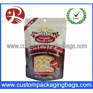 China Round Bottom Gusset Snack Plastic Stand Up Pouches Ziplock Bags supplier