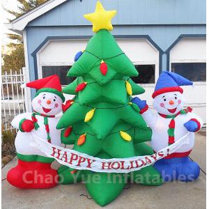 2015 Hot Sale Inflatable Christmas Tree Snowman Decorations for Christmas Holiday