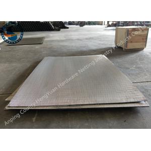 Flat Wedge Wire Screen Panels Anti - Corrosion Welding Technique