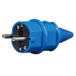 220 - 250 V 2 Pin Waterproof Connector Plug , 16A Waterproof Electrical Plugs