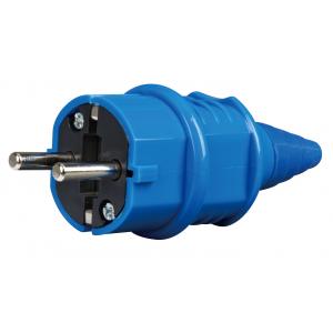 China 220 - 250 V 2 Pin Waterproof Connector Plug , 16A Waterproof Electrical Plugs supplier