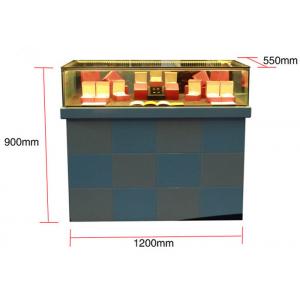 Rectangle Shape Flat Pack Plinth With Glass Cabinet , Jewelry Watch Shop Display