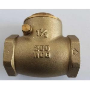 Water Supply Drainage System Forged Steel Valves , Brass Check Valve