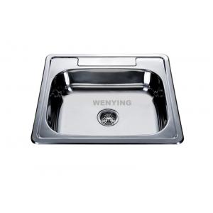 China Canada Style simple kitchen designs WY-2522 stainless steel  wash basin supplier