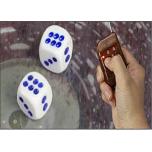 China Non Magnetic Electronic Dice Cheating Device With Remote Control 8 / 10 / 12 / 14mm supplier