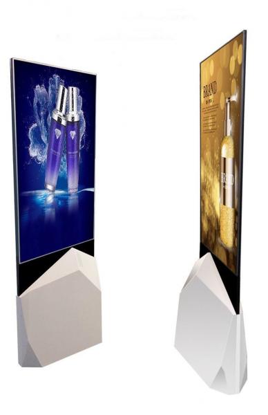 55"Indoor QLED Floorstand Ultrathin Moveable Digital Signage Poster Monitor