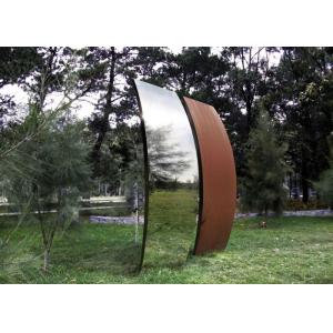 China Garden Art Corten Steel Sculpture , Metal Sculpture Art 200cm Height wholesale