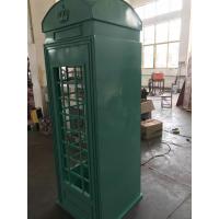 China Plated Steel Structure Public Antique Phone Booths on sale